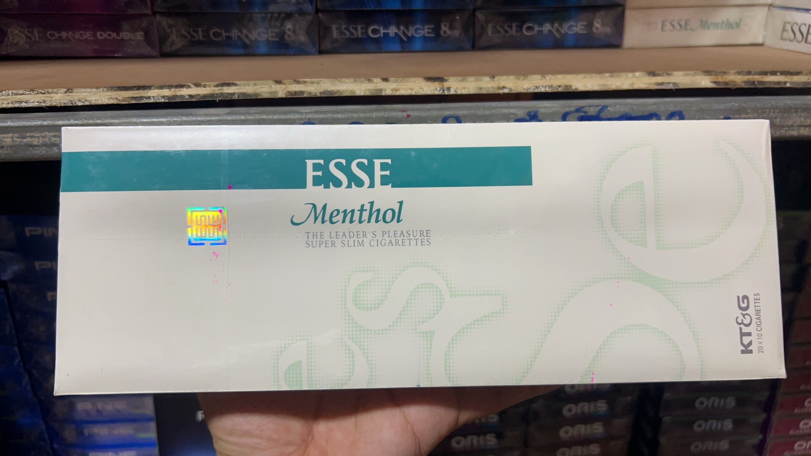 เอสเซ่ เมนทรอล(มวนเล็ก) (Esse Menthol SuperSlims)