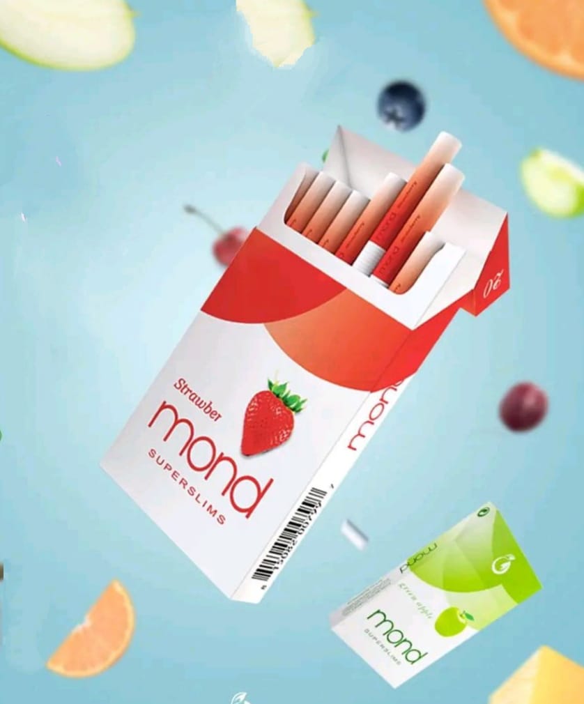 มอนด์ สตอร์เบอรี่(ร้อน)(มวนสลิมเล็ก) (Mond Strawberry SuperSlims) 3