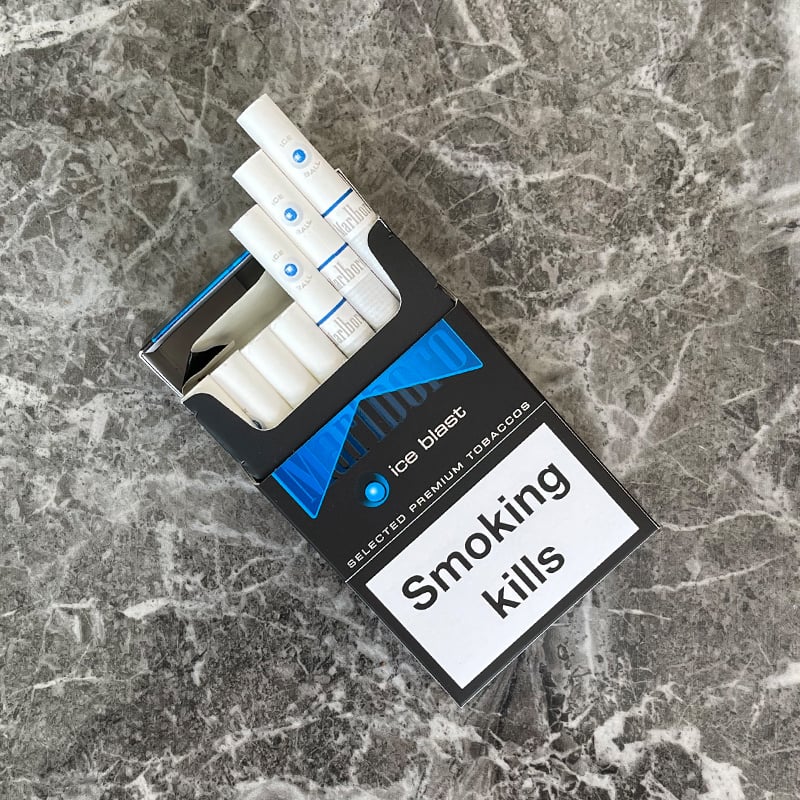 มาโบโร่ ไอซ์แบลส เย็น 1 เม็ดกด (Marlboro Ice Blast) 2