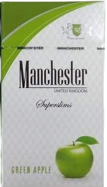 แมนเชสเตอร์ แอ๊ปเปิ้ลเขียว (มวนเล็ก) (Manchester Green Apple Super Slim) 3